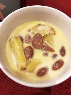 さつまいもとお豆の優しいミルクスープ-レシピのメイン写真