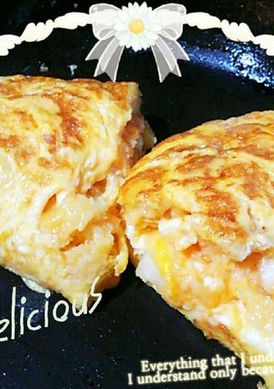天ぷらリメイク☆絶品明石焼き風オムレツ♡-レシピのメイン写真