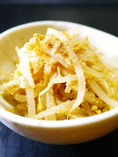 レンジで4分!節約食材★もやしのごま和え-レシピのメイン写真