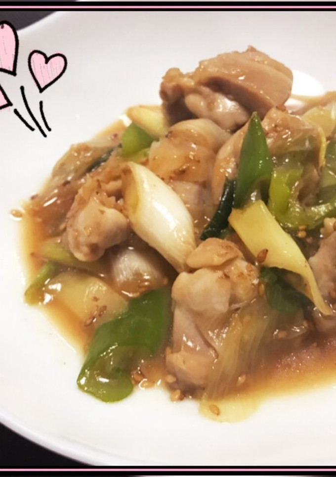 簡単激旨♡鶏もも肉と白ネギの照り焼き♡-レシピのメイン写真