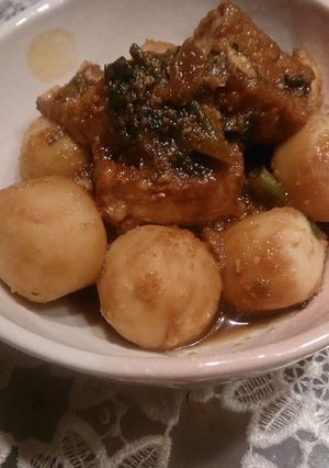 ガリバタ里芋と厚揚げ-レシピのメイン写真
