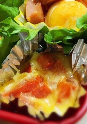 お弁当に☆ミニトマトのチーズ焼き-レシピのメイン写真