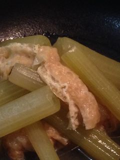 ふきと油揚げの煮物-レシピのメイン写真
