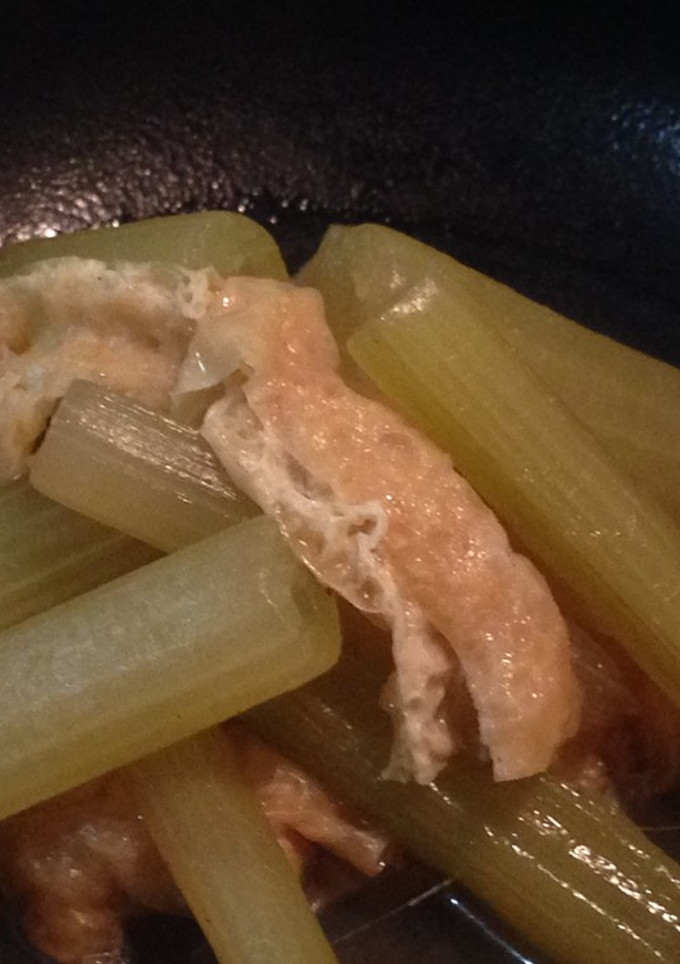 ふきと油揚げの煮物-レシピのメイン写真