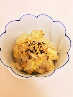 余った白菜一気に消費♪簡単胡麻和え-レシピのメイン写真