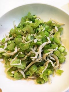 大根の葉としらすの炒め物-レシピのメイン写真