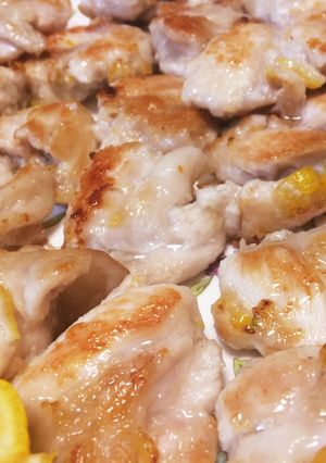 風邪予防♡弁当にも♡柚子塩焼き鳥-レシピのメイン写真
