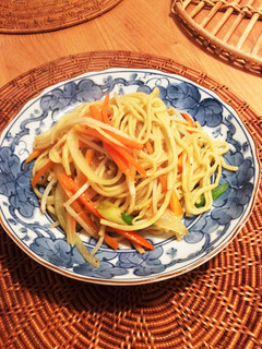 白ワインで!?野菜たっぷり塩焼きそば!!-レシピのメイン写真
