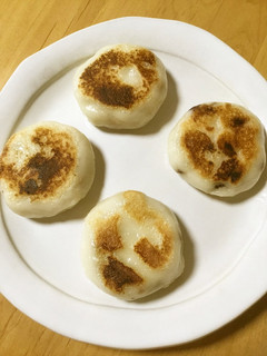 梅ヶ枝餅風焼き大福-レシピのメイン写真