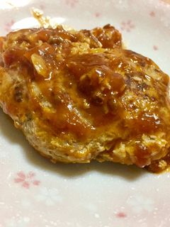 煮込みハンバーグ風ミートソースハンバーグ-レシピのメイン写真