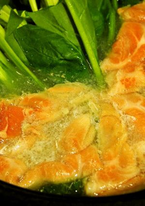 ほうれん草の豚しゃぶ鍋-レシピのメイン写真
