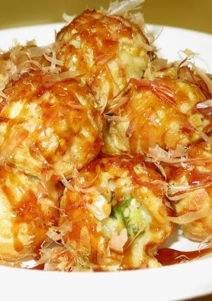 オクラ入りたこ焼き(たこ無し)-レシピのメイン写真