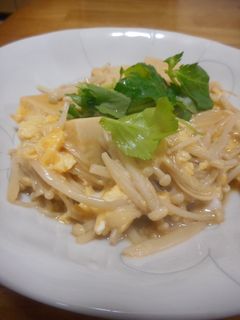 高野豆腐とえのきだけの卵とじ-レシピのメイン写真