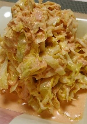簡単♪キャベツとツナのスパイシーサラダ-レシピのメイン写真