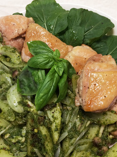 鶏肉と野菜のジェノバソース炒め♪-レシピのメイン写真