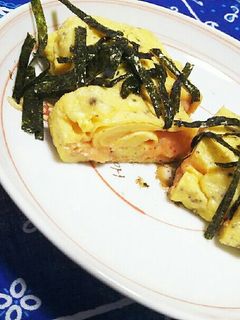 入れて巻くだけ!明太卵焼き-レシピのメイン写真