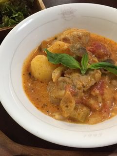 鶏もものトマト煮ココナツ風味-レシピのメイン写真