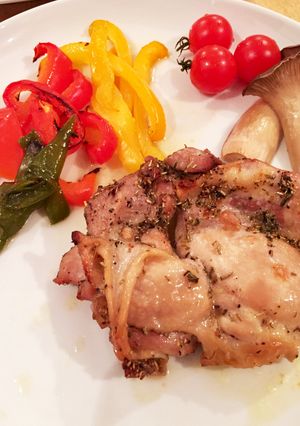 簡単♬鶏もも肉の香草オーブン焼き-レシピのメイン写真