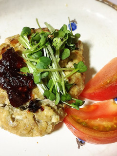 簡単!餃子の餡で作る豆腐ハンバーグ-レシピのメイン写真