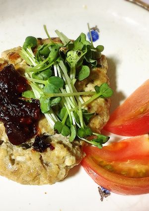 簡単！餃子の餡で作る豆腐ハンバーグ-レシピのメイン写真