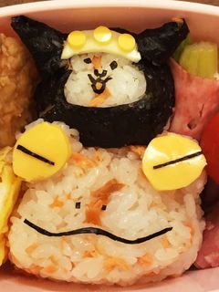 にゃんこ大戦争 ガマネコ忍者のキャラ弁-レシピのメイン写真