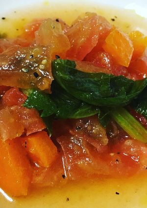 トマトとセロリのオイル和え-レシピのメイン写真