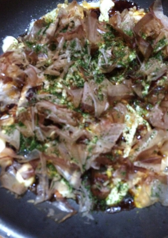 お好み焼き風目玉焼き-レシピのメイン写真
