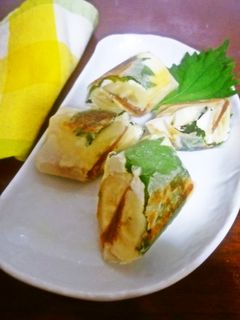 バナナの梅春巻き-レシピのメイン写真
