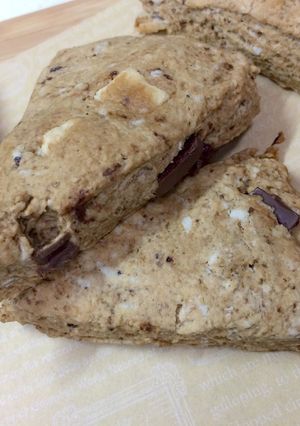 カフェオレ味のチョコ入りスコーン-レシピのメイン写真