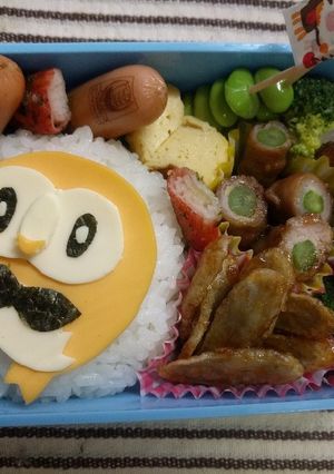 キャラ弁☆ポケモン☆モクロー☆サンムーン-レシピのメイン写真