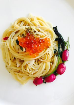 味付け不要☆簡単☆松前漬けパスタ-レシピのメイン写真