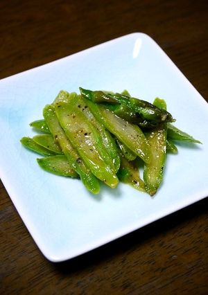 レンジで簡単！アスパラガーリック炒め-レシピのメイン写真