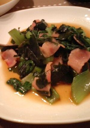 簡単すぎる青梗菜とワカメのさっぱり炒め-レシピのメイン写真