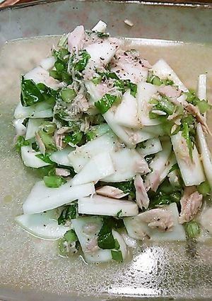 かぶとかぶの葉サラダ-レシピのメイン写真