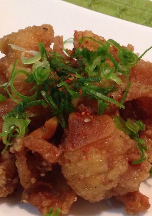 鶏皮のタレ漬け唐揚げ-レシピのメイン写真