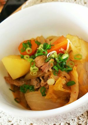 豚じゃがキムチ-レシピのメイン写真