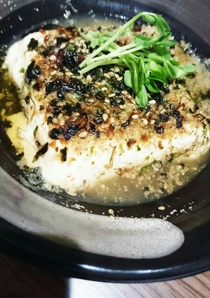 チンしてふりかけ温奴♪-レシピのメイン写真