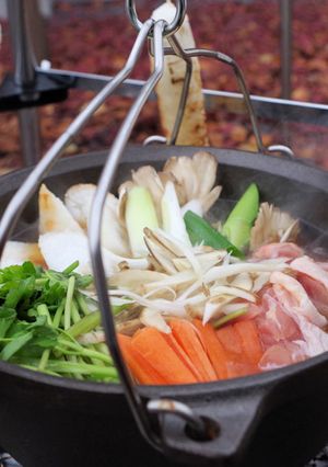 秋田県の郷土料理　きりたんぽ鍋-レシピのメイン写真