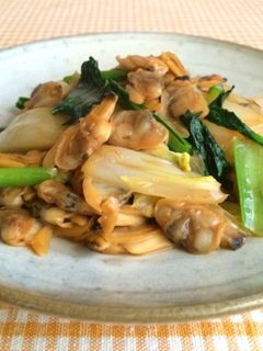 あさりと白菜のバター炒め-レシピのメイン写真