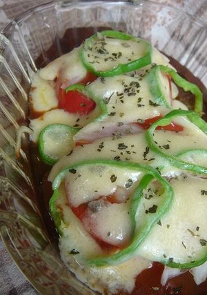 トマトでピザ-レシピのメイン写真