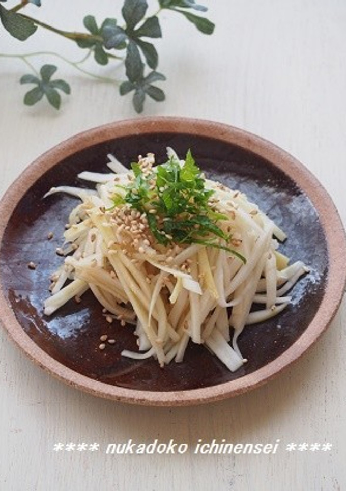 捨てない！大根の皮のぬか漬け-レシピのメイン写真