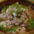 鯵のなめろうでダシ茶漬け