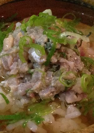 鯵のなめろうでダシ茶漬け-レシピのメイン写真