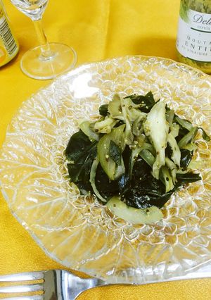 わかめと舞茸のマスタード炒め♪-レシピのメイン写真