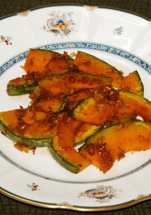 簡単♬かぼちゃのピリ辛香味炒め-レシピのメイン写真