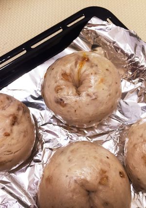 胡桃とキャラメルクリームチーズのベーグル-レシピのメイン写真