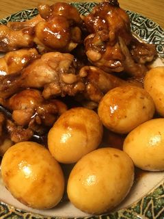 焼肉のタレで☆煮鶏&煮卵-レシピのメイン写真