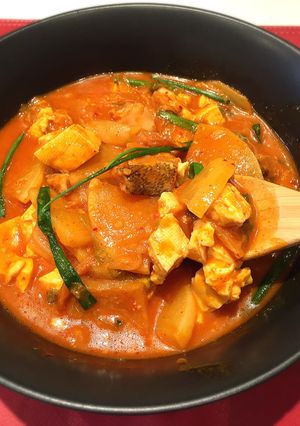 レンジで作る鱈のキムチチゲ-レシピのメイン写真