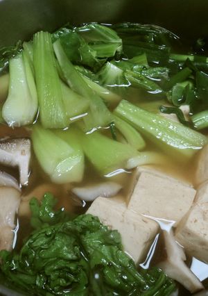 おだしがおいしい葉物なベ-レシピのメイン写真