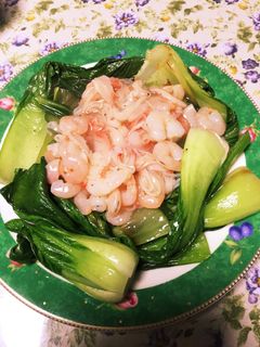 青梗菜と海老の中華炒め-レシピのメイン写真